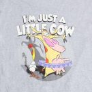 Mens Cartoon Network Throwback 90s I'm Just A Little Cow and Chicken T-Shirt Tee