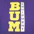 Bum Equipment Basic Logo T-shirt Mens Purple Retro Old School Fashion Tee