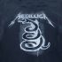 Men's Metallica Black Rock N Roll Album Art Vintage Retro Snake T-Shirt Tee New