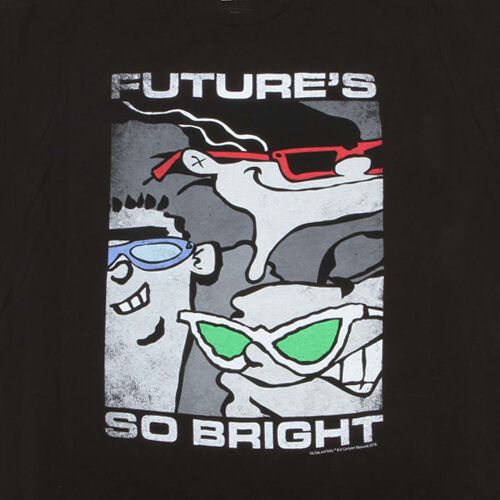 Mens Cartoon Network Throwback 90s Ed Edd N Eddy Future's So Bright T-Shirt Tee