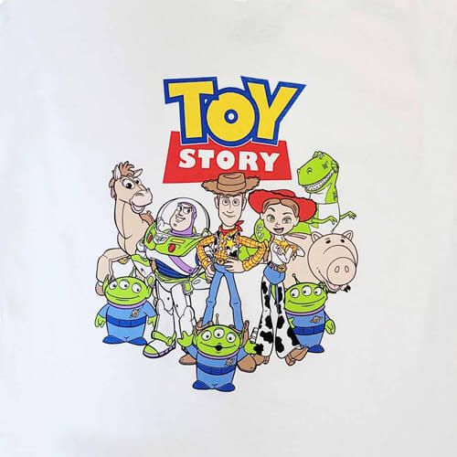 New Men's Disney Toy Story Movie Cast Characters Vintage White Retro T-Shirt Tee