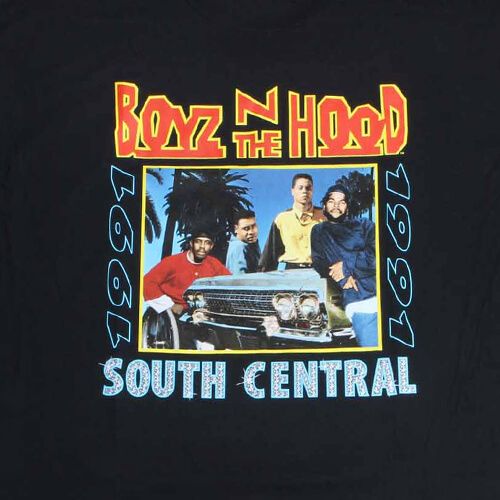Boys N The Hood Movie One Sheet Ice Cube Dooky South Central Black T-Shirt Tee